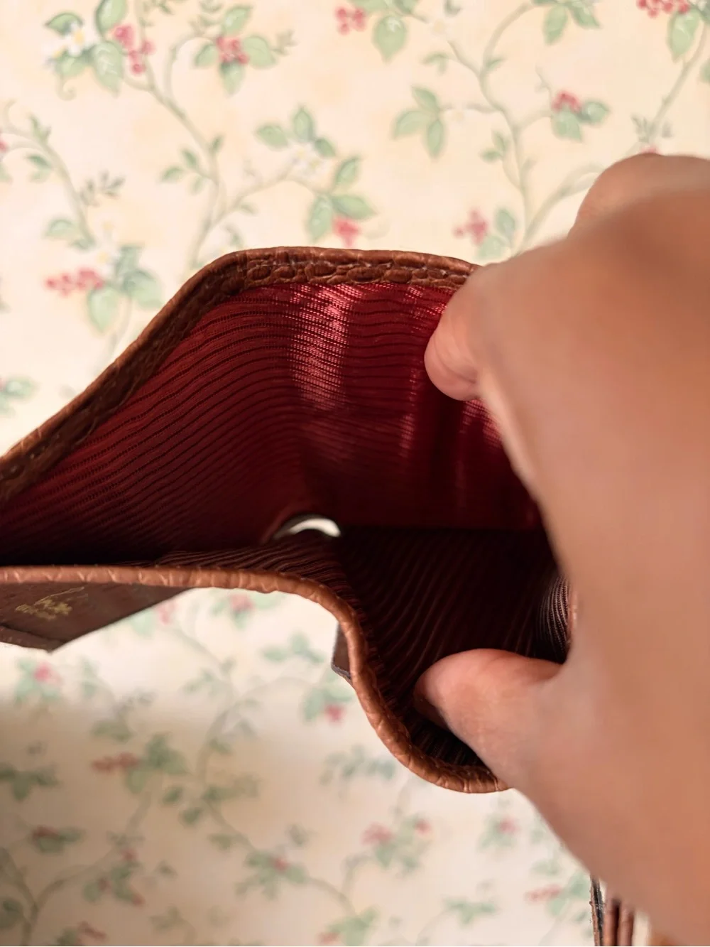 Men’s Vintage pigskin wallet